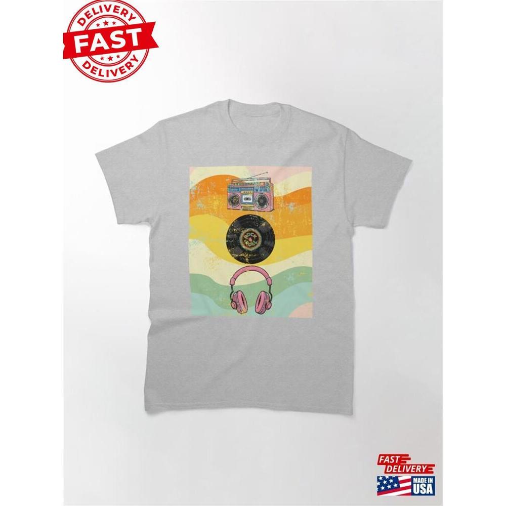 Music Retro Dj Classic T-Shirt  Unisex